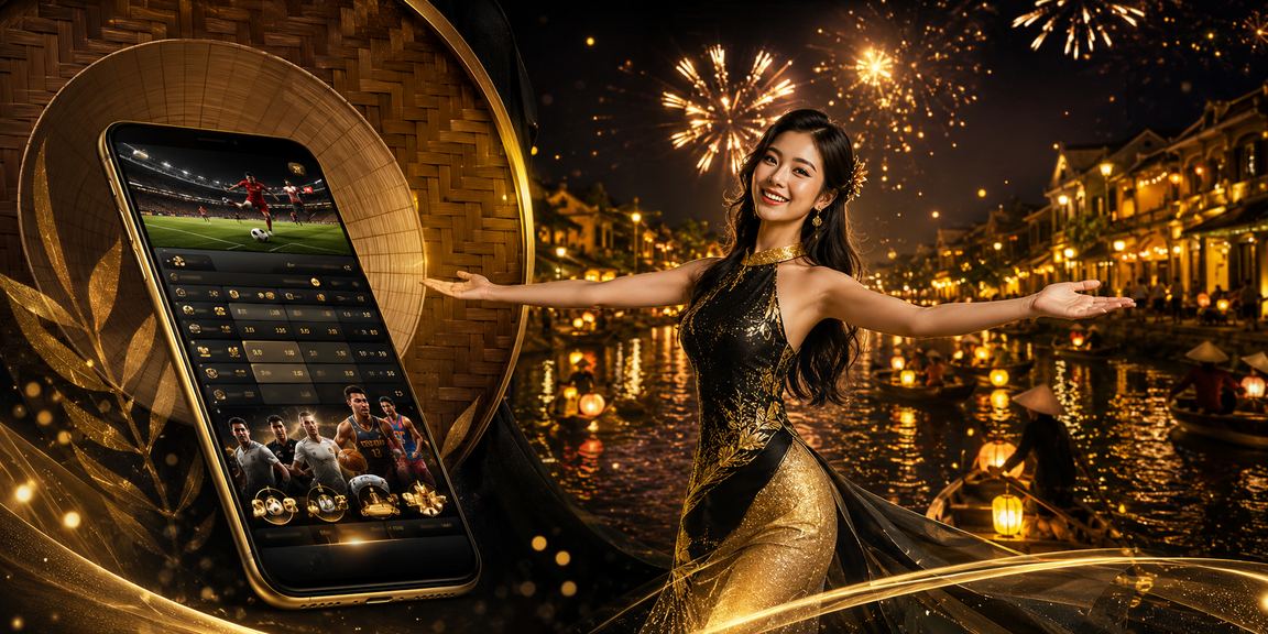 Người hâm mộ thể thao tại Hội An xem trận đấu trong không khí lễ hội đèn lồng