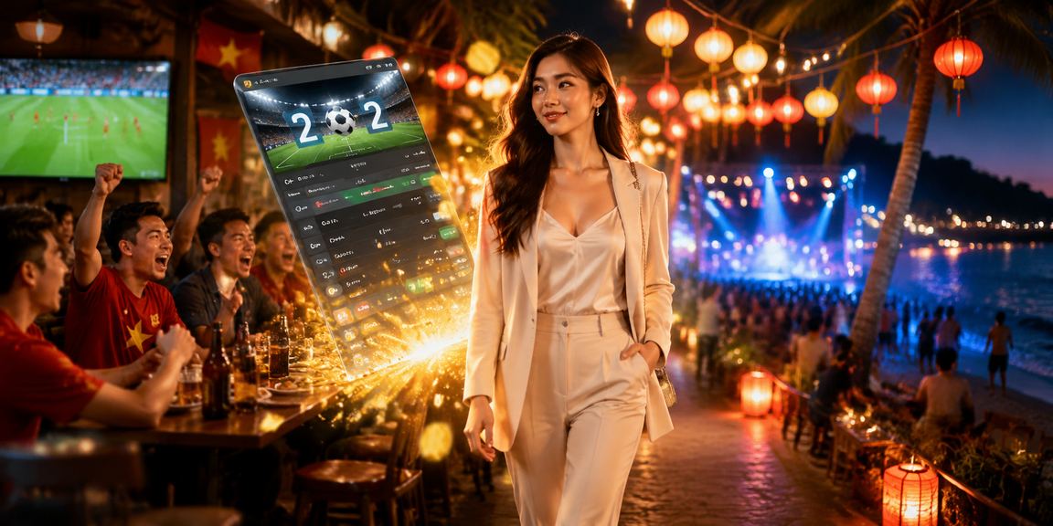 Người dùng tại Phú Quốc thưởng thức trò chơi trực tuyến vào buổi tối